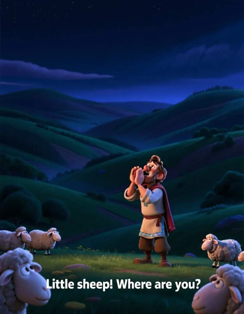 shepherd searching mountains.webp