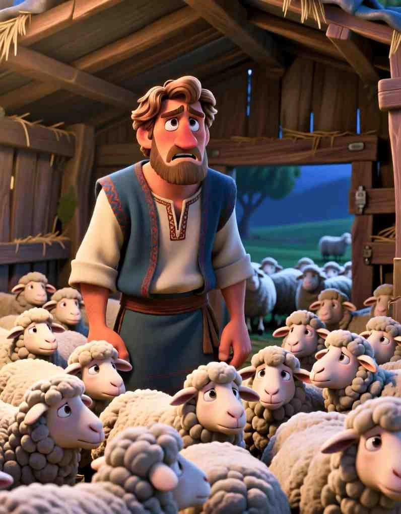 shepherd tending flock.webp