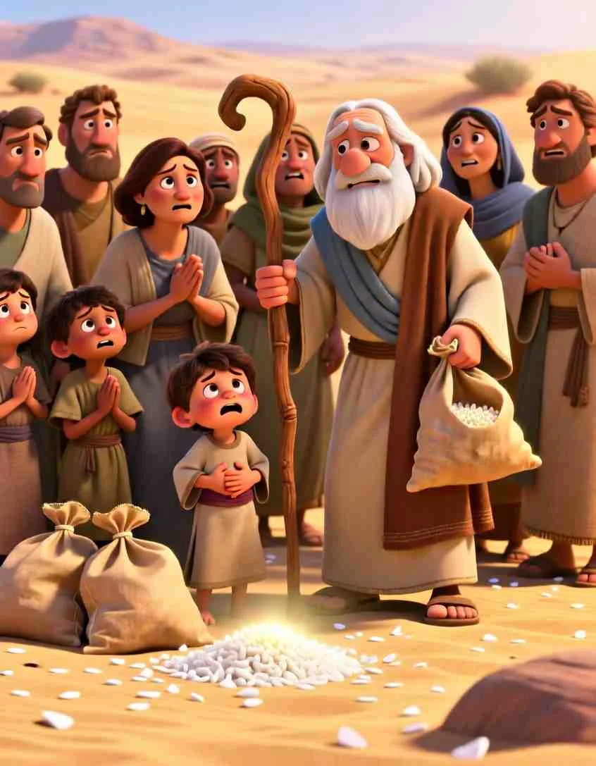 daily bread from heaven moses