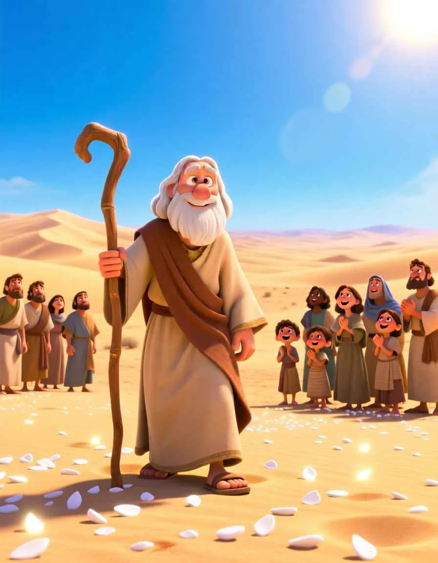 manna from heaven desert miracle