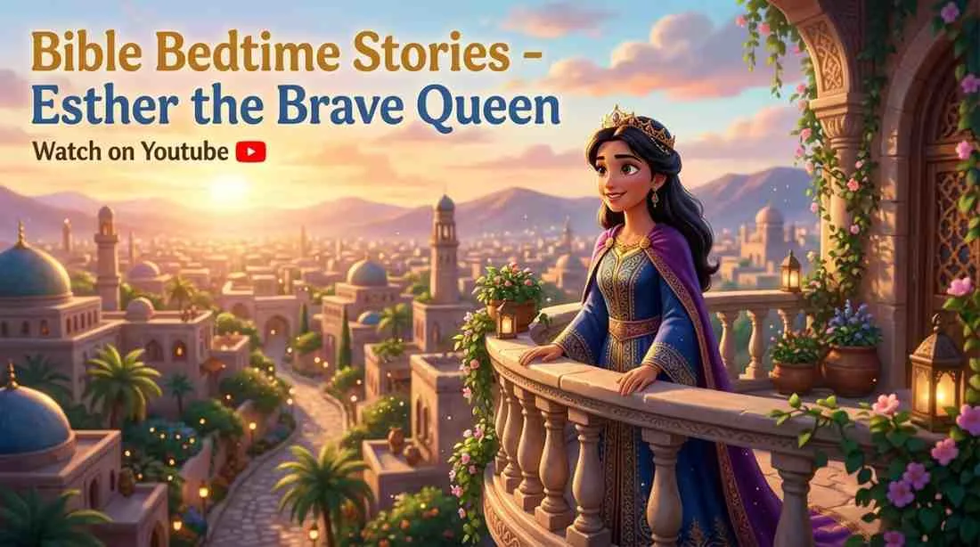 Watch Bible Bedtime Video of 'Esther the Brave Queen' on YouTube
