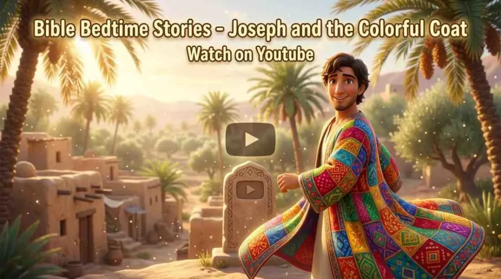 Watch Bible Bedtime Video of 'Joseph and the Colorful Coat' on YouTube