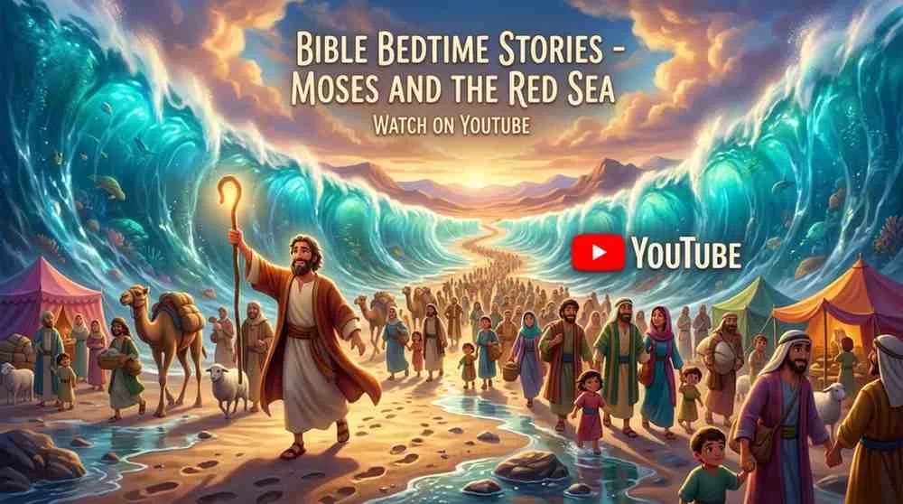 Watch Bible Bedtime Video of 'Moses and the Red Sea' on YouTube
