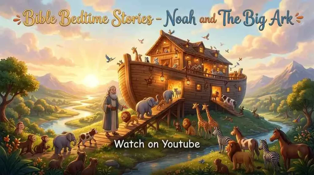 Watch Bible Bedtime Video of 'Noah and The Big Ark' on YouTube