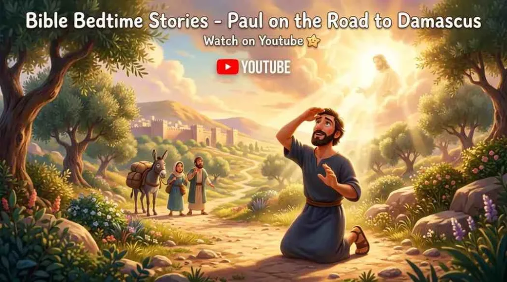 Paul on the Road to Damascus – Calm Bedtime Bible Story Watch Bible Bedtime Video of 'Paul on the Road to Damascus' on YouTube