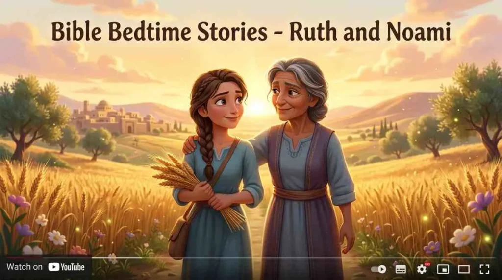 Watch Bible Bedtime Video of 'Ruth and Naomi' on YouTube