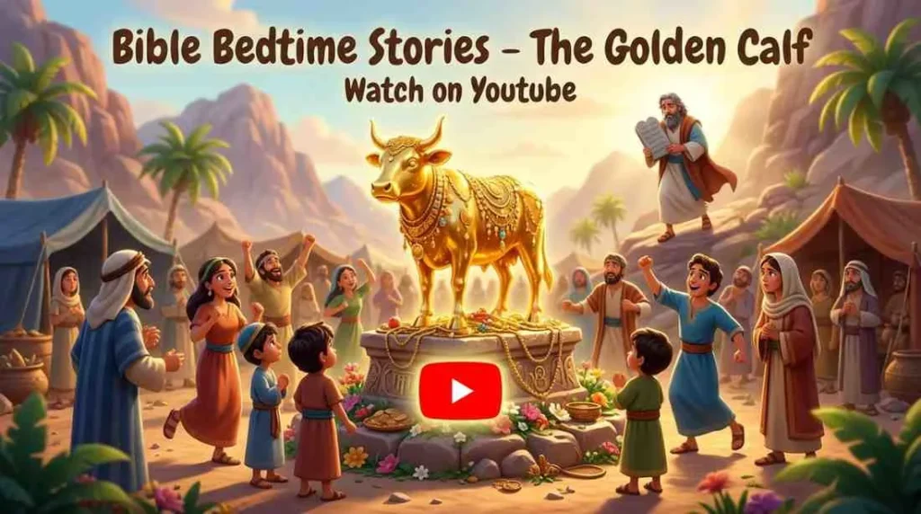 Watch Bible Bedtime Video of 'The Golden Calf' on YouTube