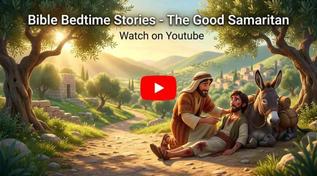 Watch Bible Bedtime Video of 'The Good Samaritan' on YouTube