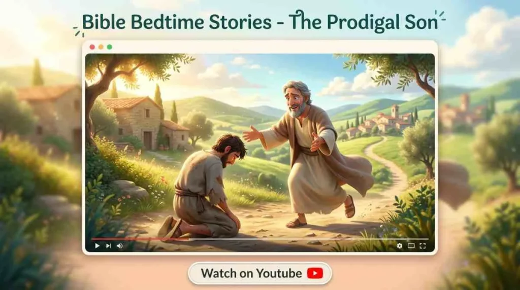 Watch Bible Bedtime Video of 'The Prodigal Son' on YouTube