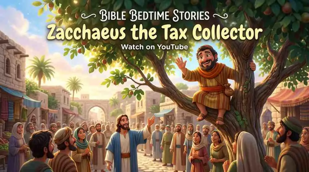 Zacchaeus the Tax Collector – Calm Bedtime Bible Story Watch Bible Bedtime Video of 'Zacchaeus the Tax Collector' on YouTube