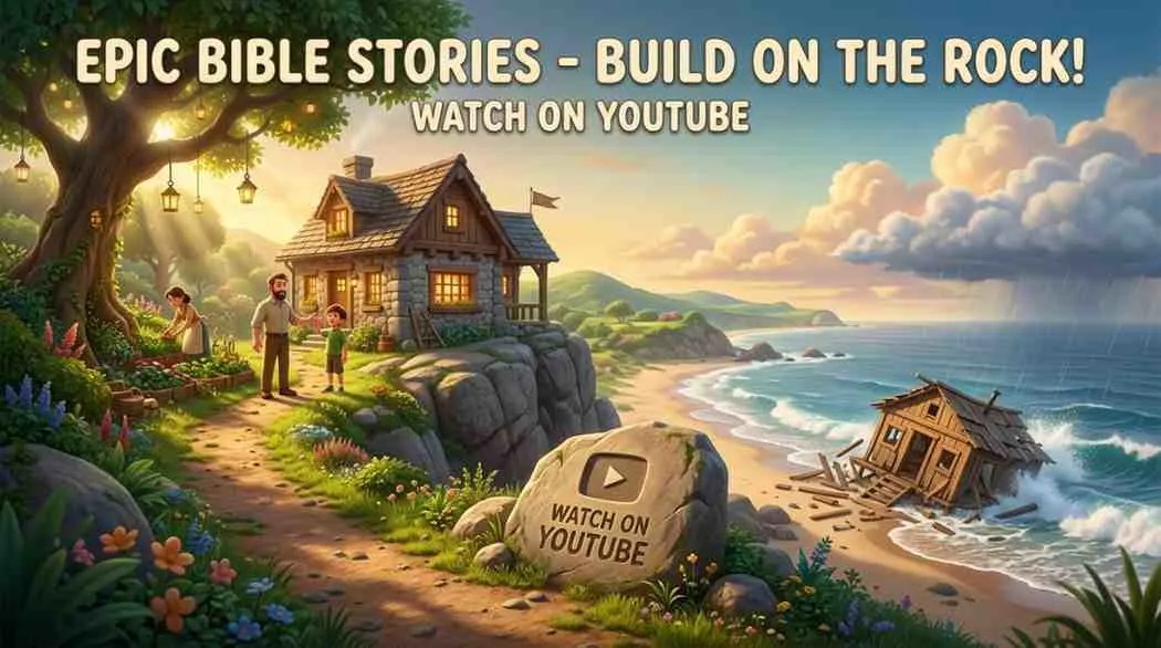 Watch Bible Stories Video of 'Build on the Rock! ' on YouTube