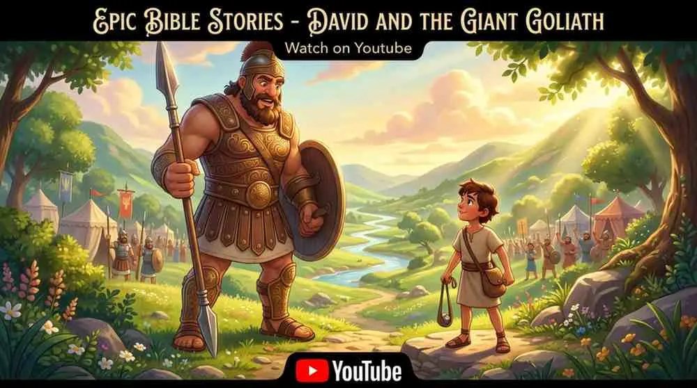 Watch Bible Stories Video of 'David and the Giant Goliath' on YouTube