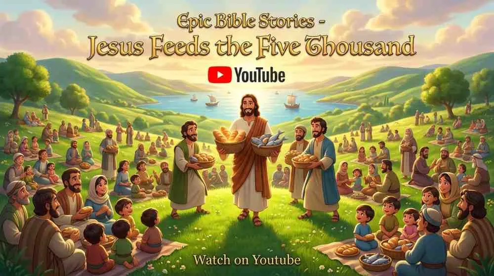 Watch Epic Bible Stories Video of 'Jesus Feeds the Five Thousand' on YouTube