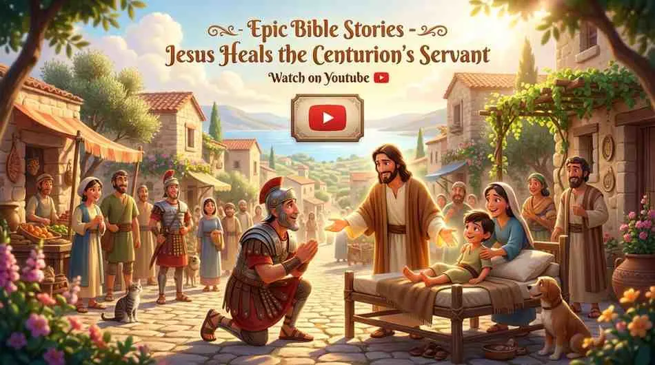 Watch Bible Bedtime Video of 'Jesus Heals the Centurion's Servant' on YouTube