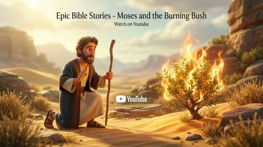 Moses and the Burning Bush – Animated Bible Adventure Watch Bible Stories Video of 'Moses and the Burning Bush' on YouTube