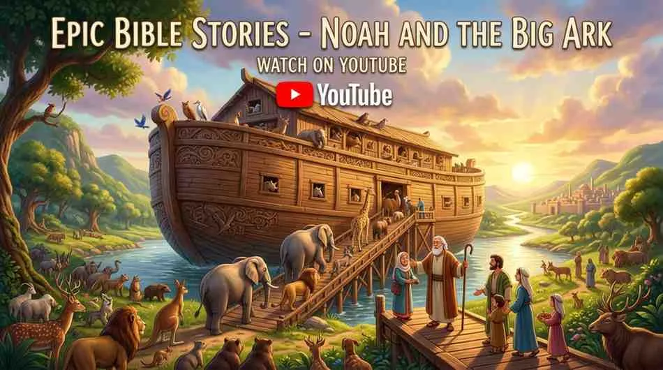 Watch Epic Bible Stories Video of 'Noah and the Big Ark' on YouTube