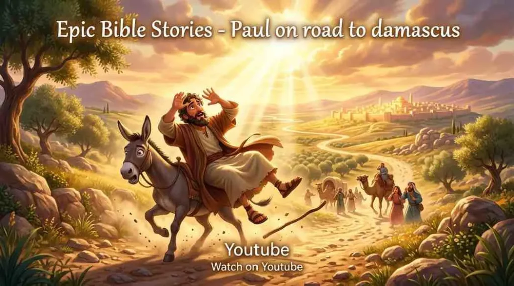 Watch Bible Stories Video of 'Paul on road to damascus' on YouTube