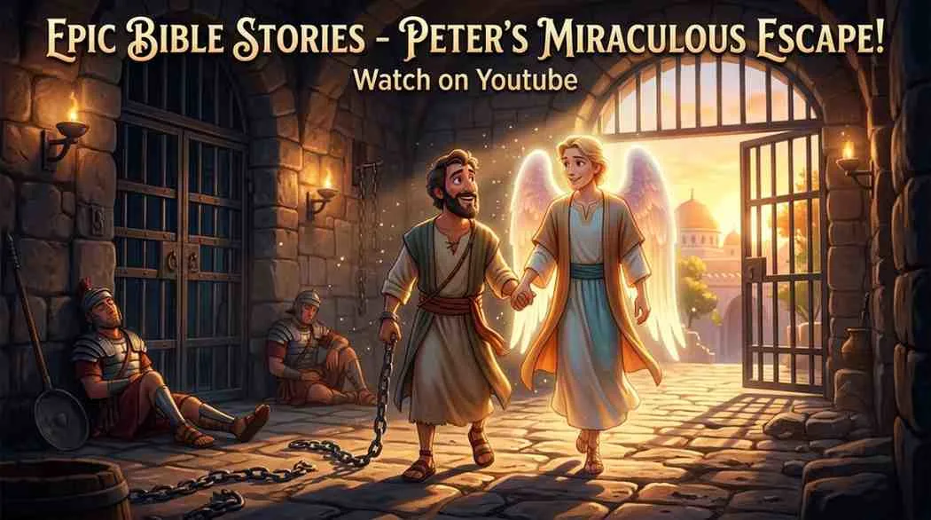 Watch Bible Stories Video of Peter’s Miraculous Escape' on YouTube