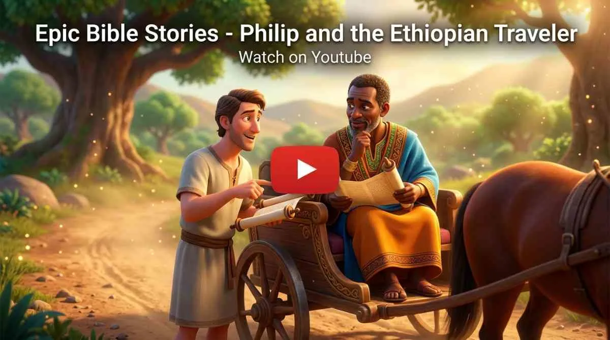 Watch Bible Stories Video of 'Philip and the Ethiopian Traveler' on YouTube