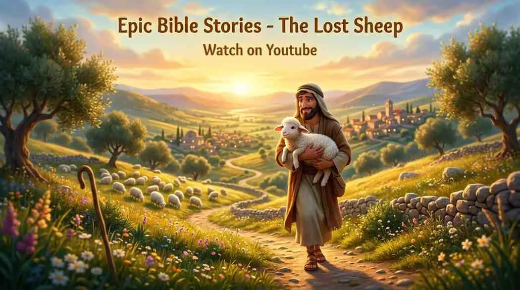 Watch Bible Stories Video of 'The Lost Sheep' on YouTube
