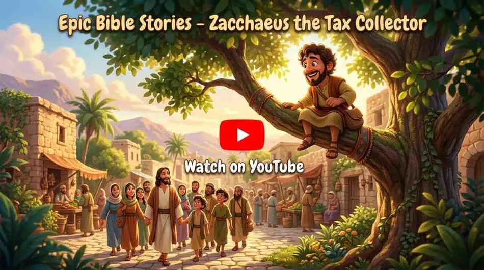 Watch Bible Stories Video of 'Zacchaeus the Tax Collector' on YouTube