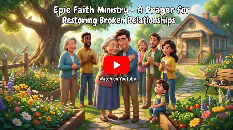 Watch Epic Faith Ministry Video of 'A Prayer for Restoring Broken Relationships' on YouTube