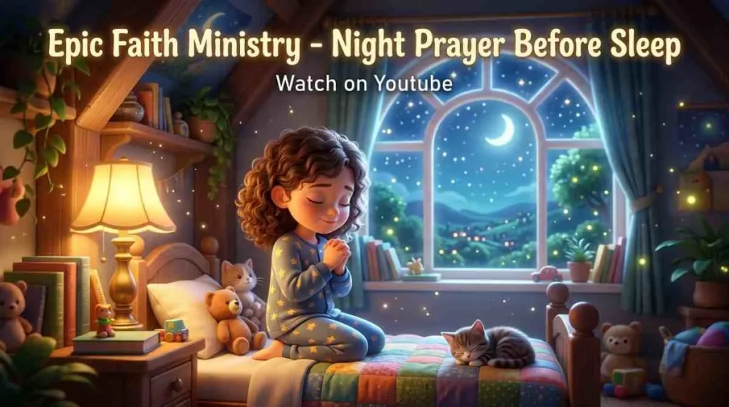 Watch Epic Faith Ministry Video of 'Night Prayer Before Sleep' on YouTube