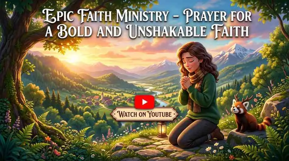 Watch Epic Faith Ministry Video of 'Prayer for a Bold and Unshakable Faith' on YouTube