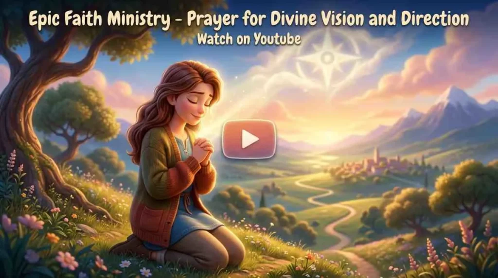 Watch Epic Faith Ministry Video of 'Prayer for Divine Vision and Direction' on YouTube