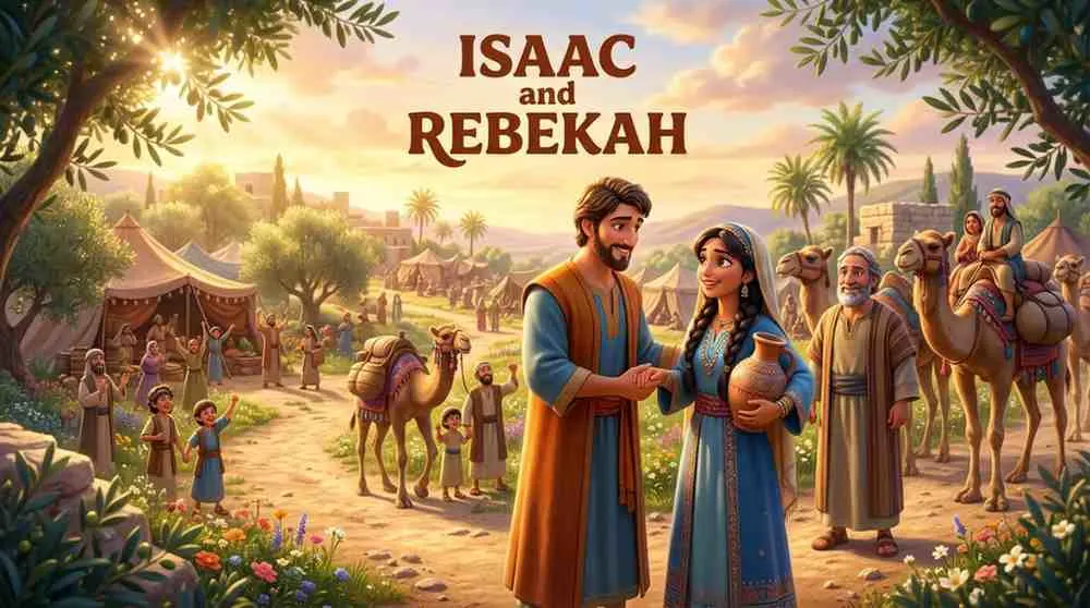 Discover 'isaac and rebekah's story, how a faithful servant's prayer was beautifully answered at a desert well.