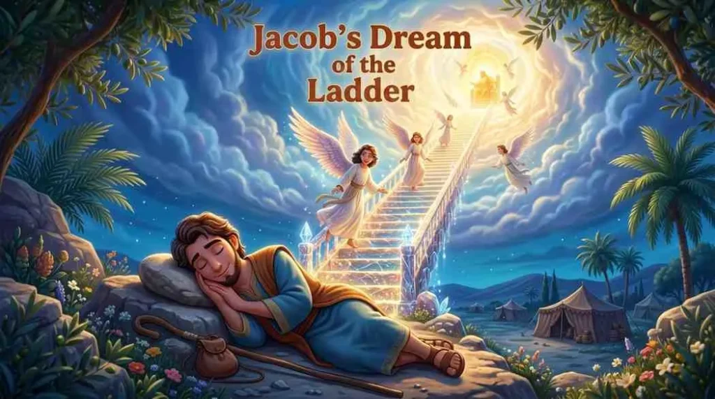 Discover 'Jacobs dream of the ladder's the beautiful promise God made to Jacob during a lonely night.j